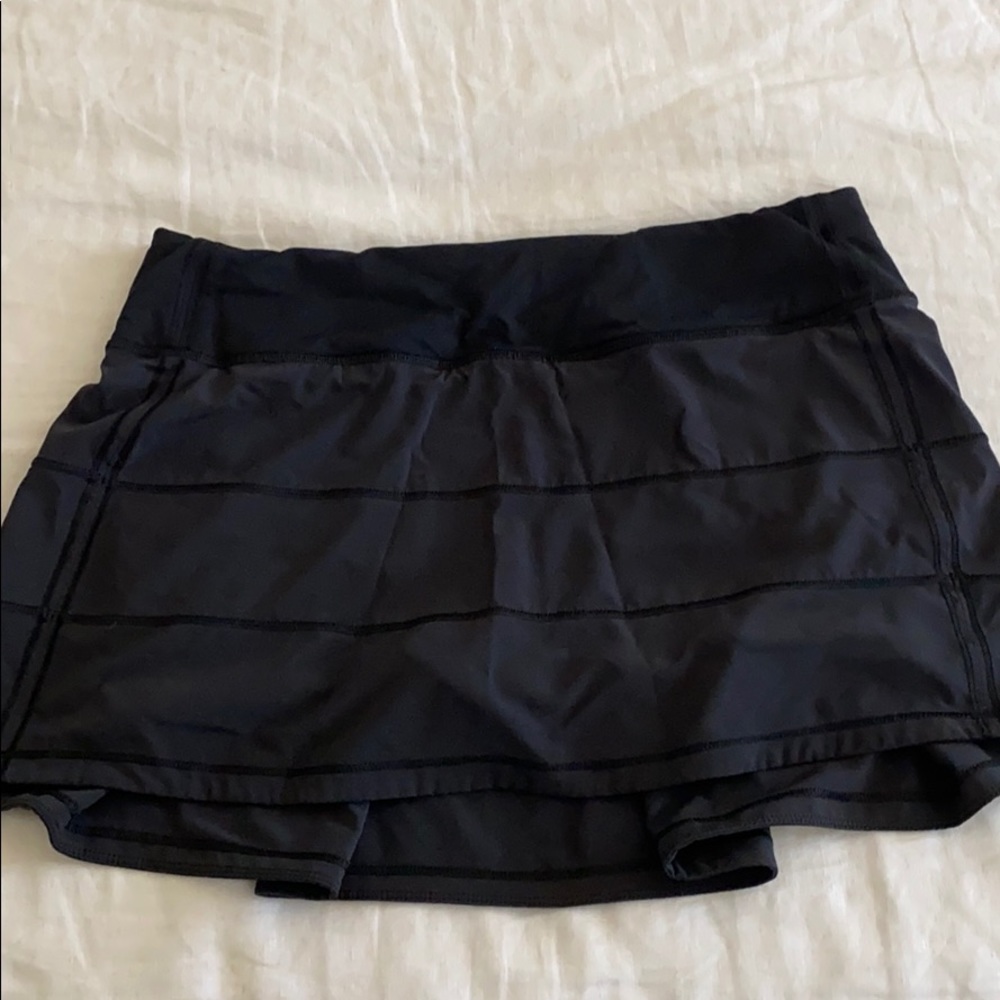 Black Lululemon Tennis Skirt